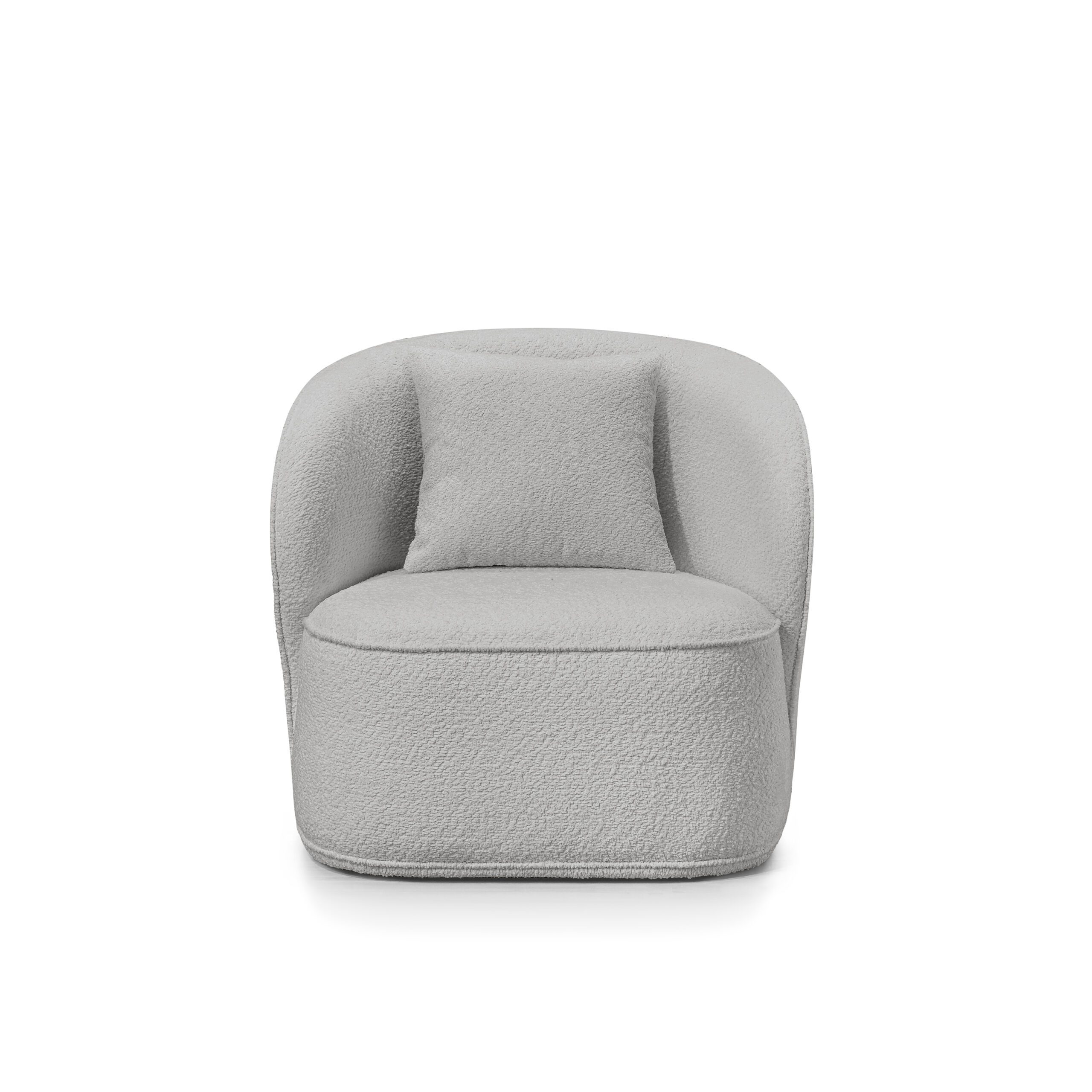 Delanna Boucle Fabric Lounge Chair