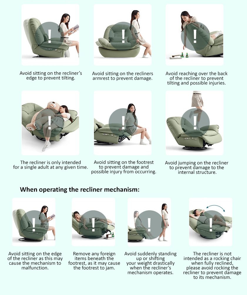 Oasis 1.2M Multi-Functional Recliner Chair