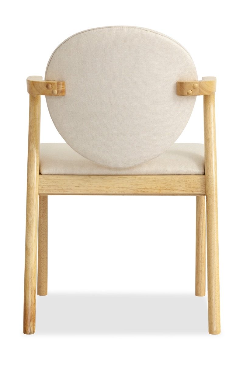 Ronny Arm Dining Chair – Natural
