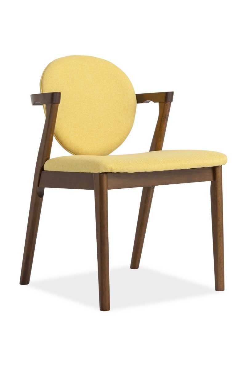 Ronny Arm Dining Chair – Walnut