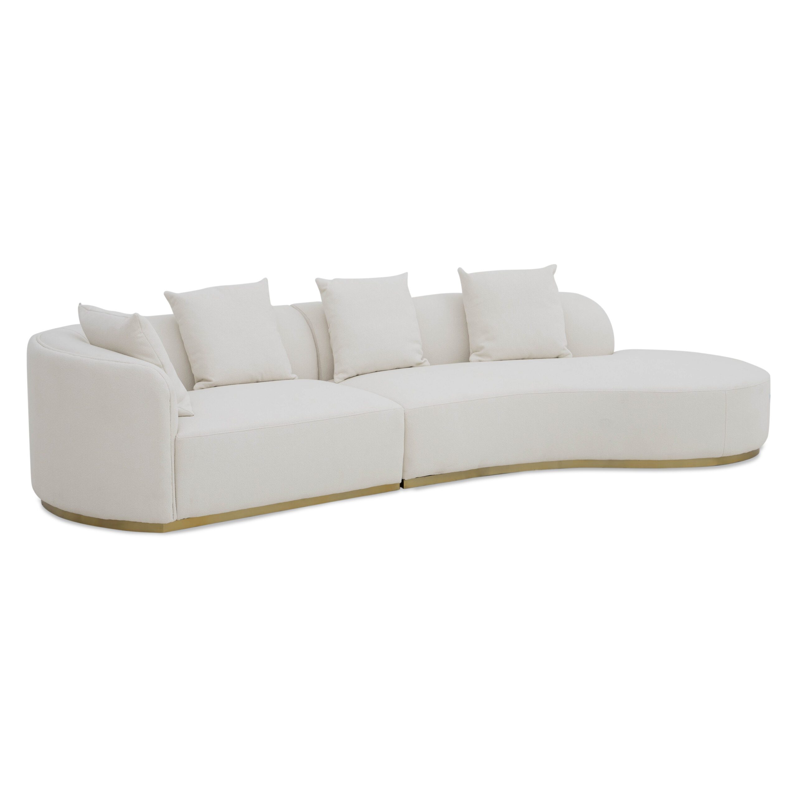 Hudson Luxe 3-Seater Bouclé Sofa