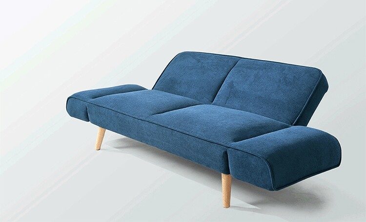 Myrin Convertible Sofa Bed – Flannel Upholstery