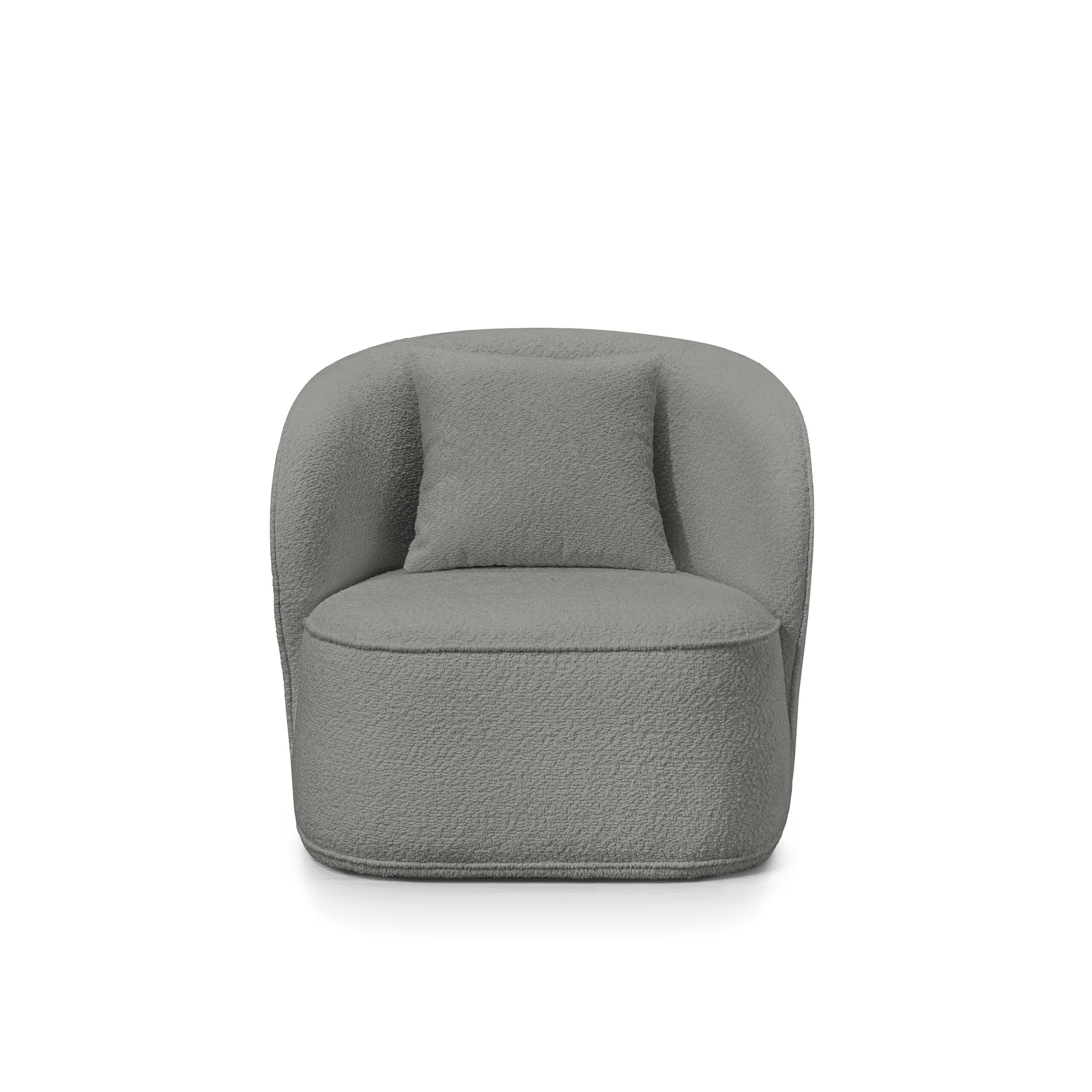 Delanna Boucle Fabric Lounge Chair