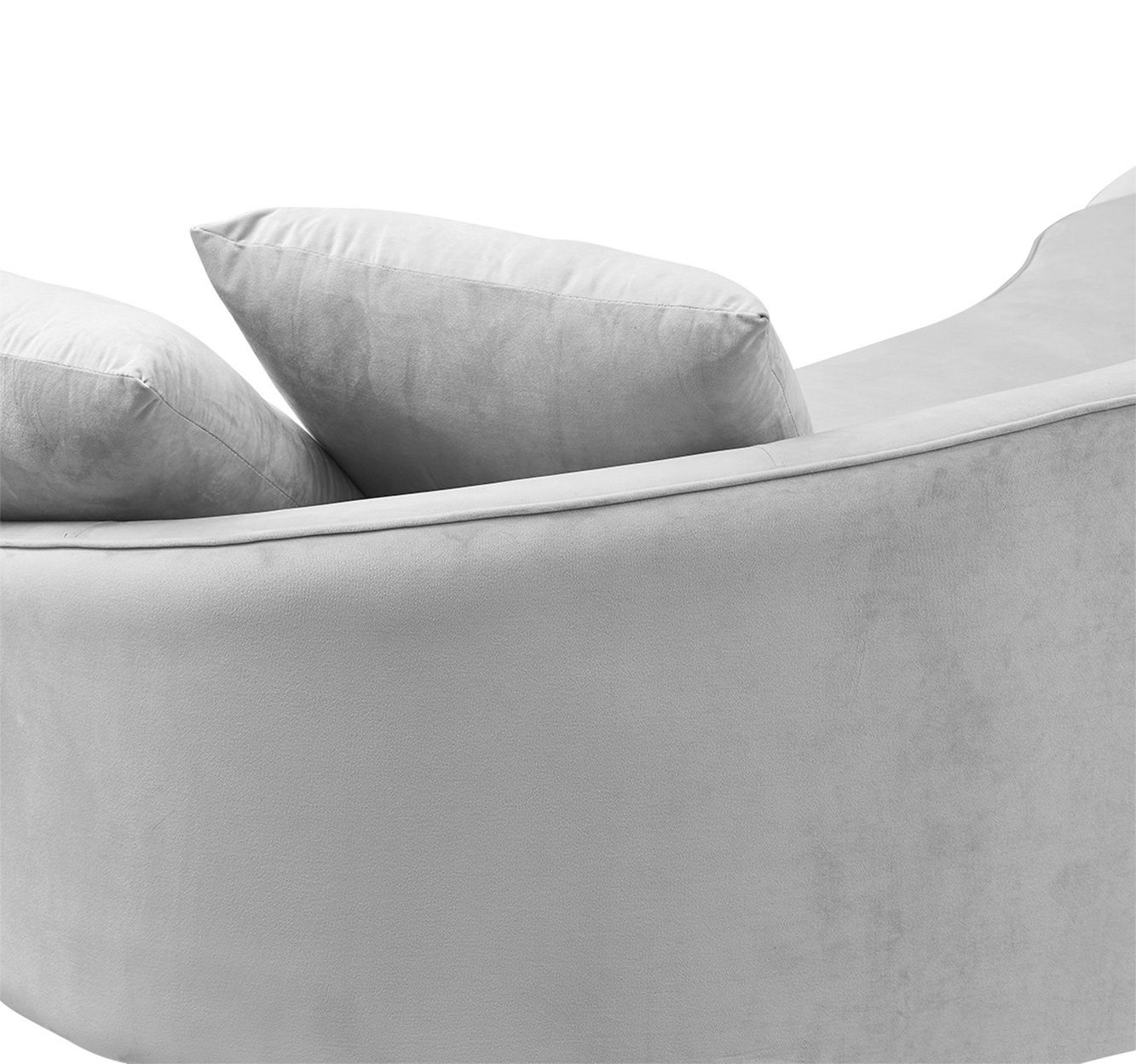 Svelte 4-Seater Sofa (Light Grey)