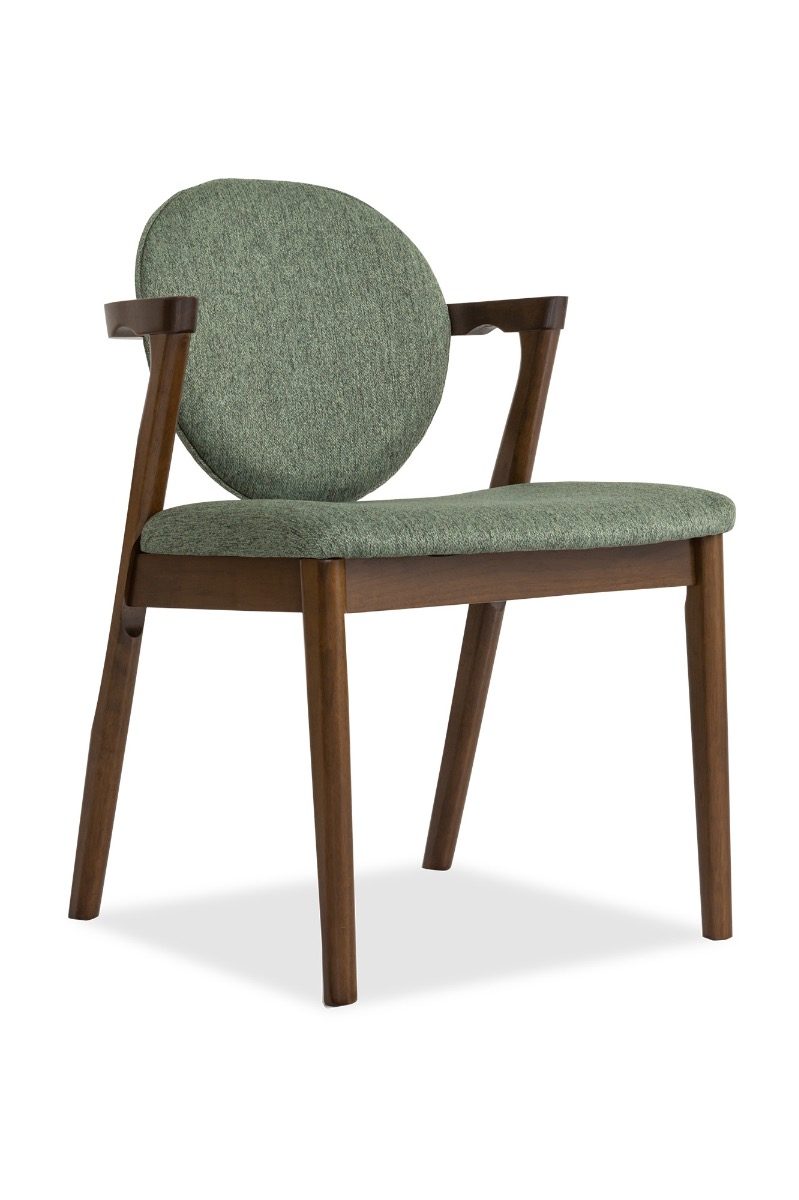 Ronny Arm Dining Chair – Walnut