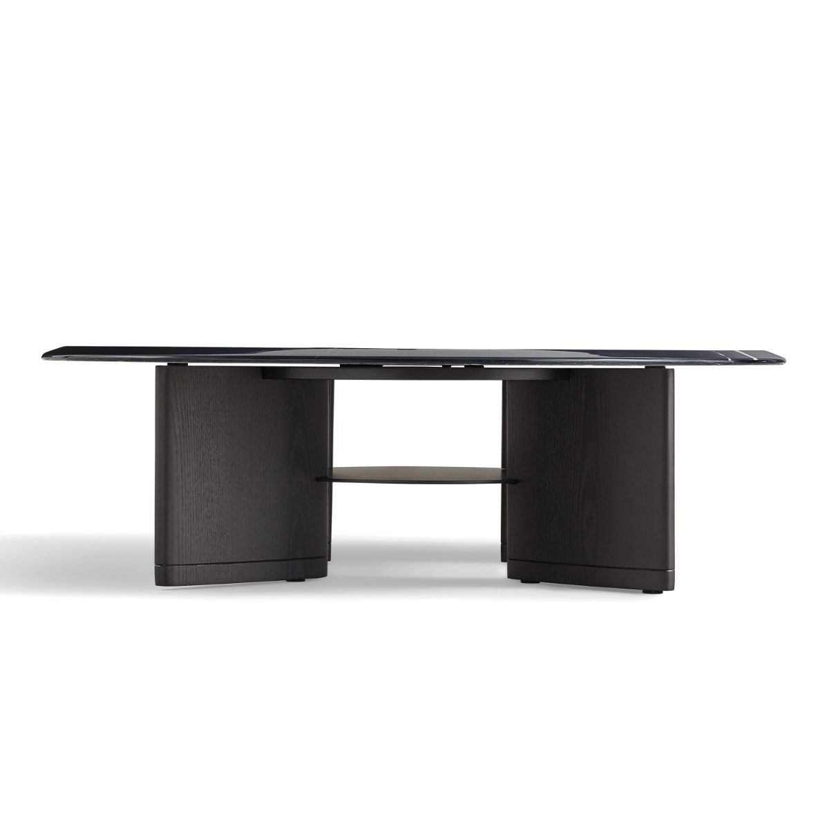 Reinier Coffee & Side Table Set – Black & White Wash