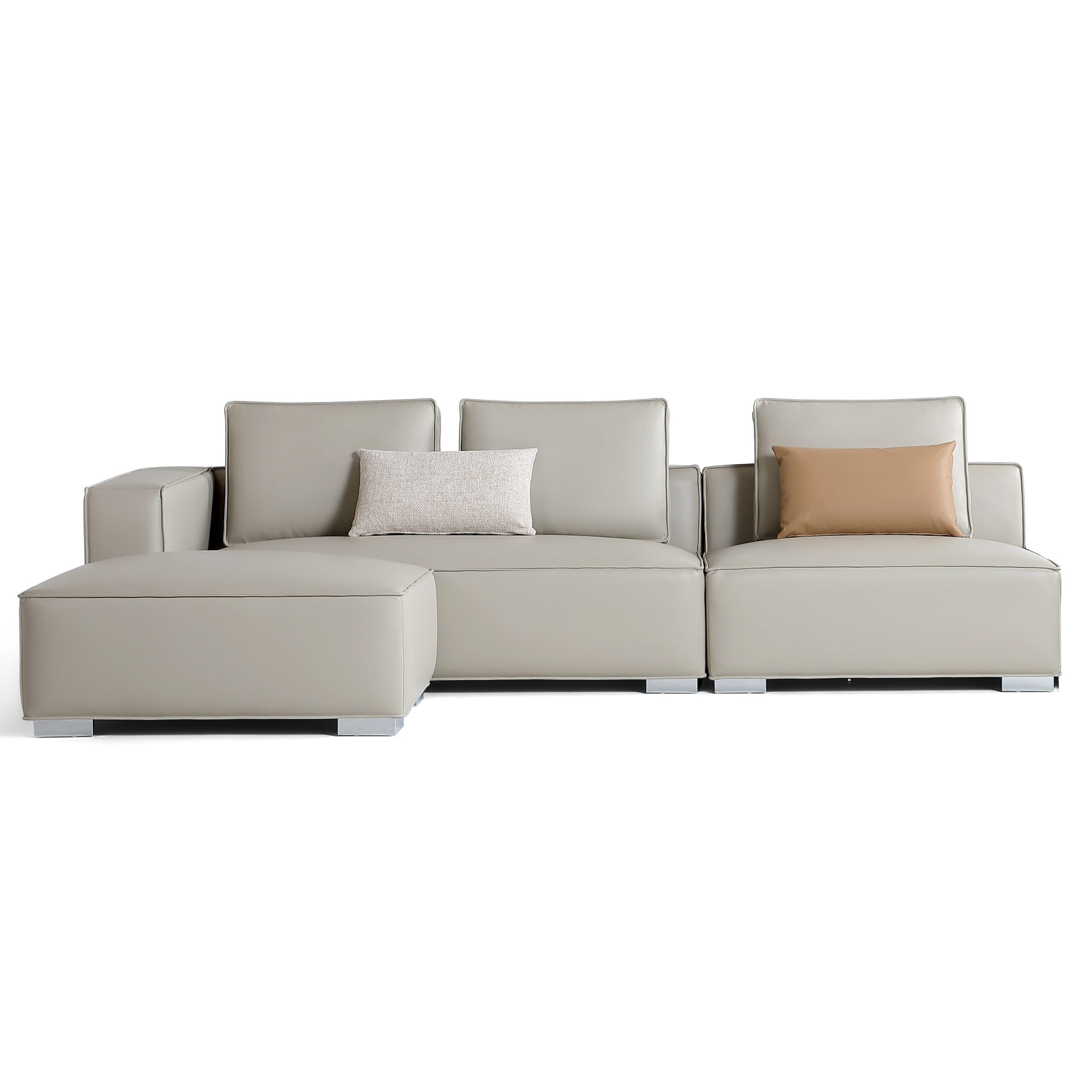Kennan 3-Piece Modular Sofa with Ottoman