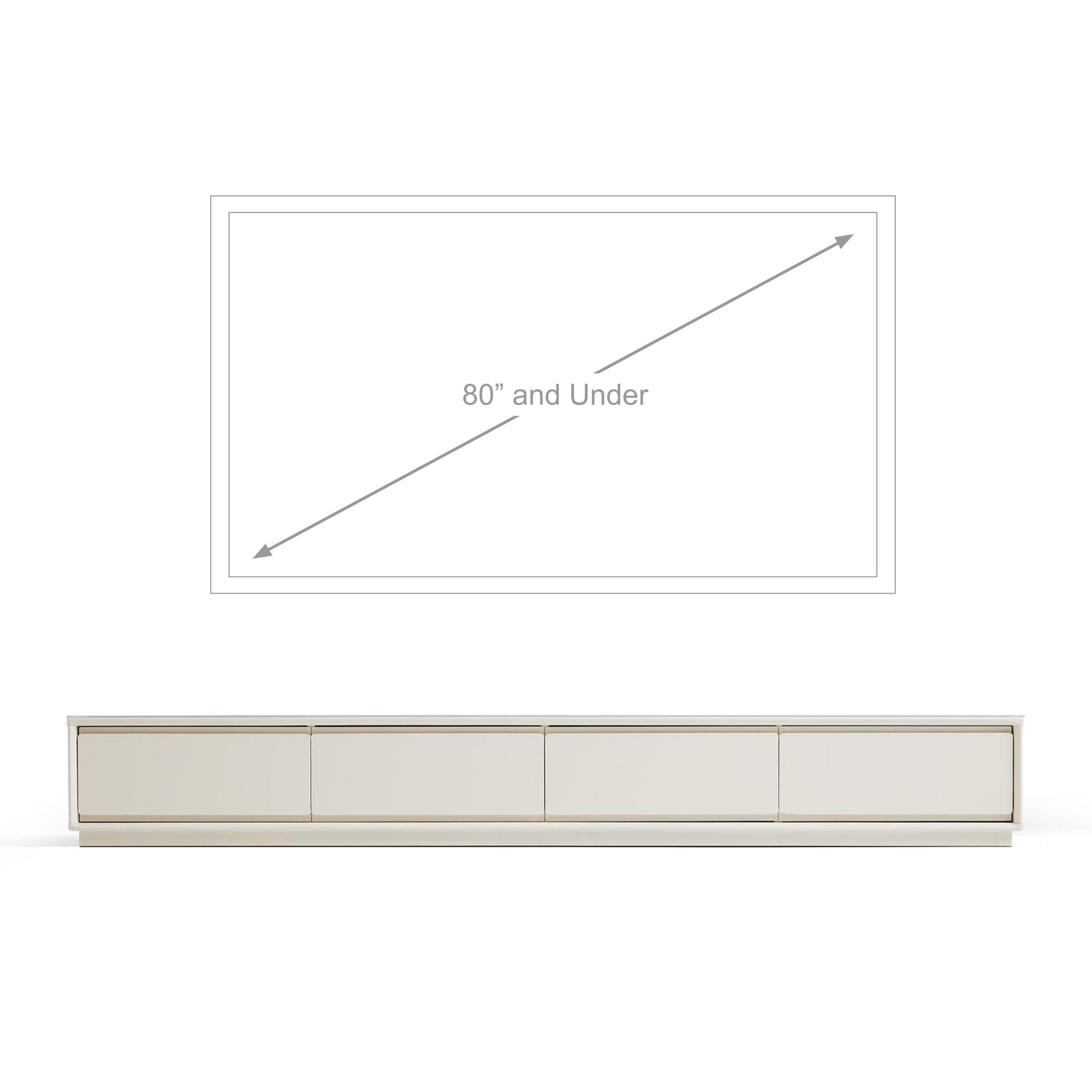 Imre 2.15M TV Console – Off-White