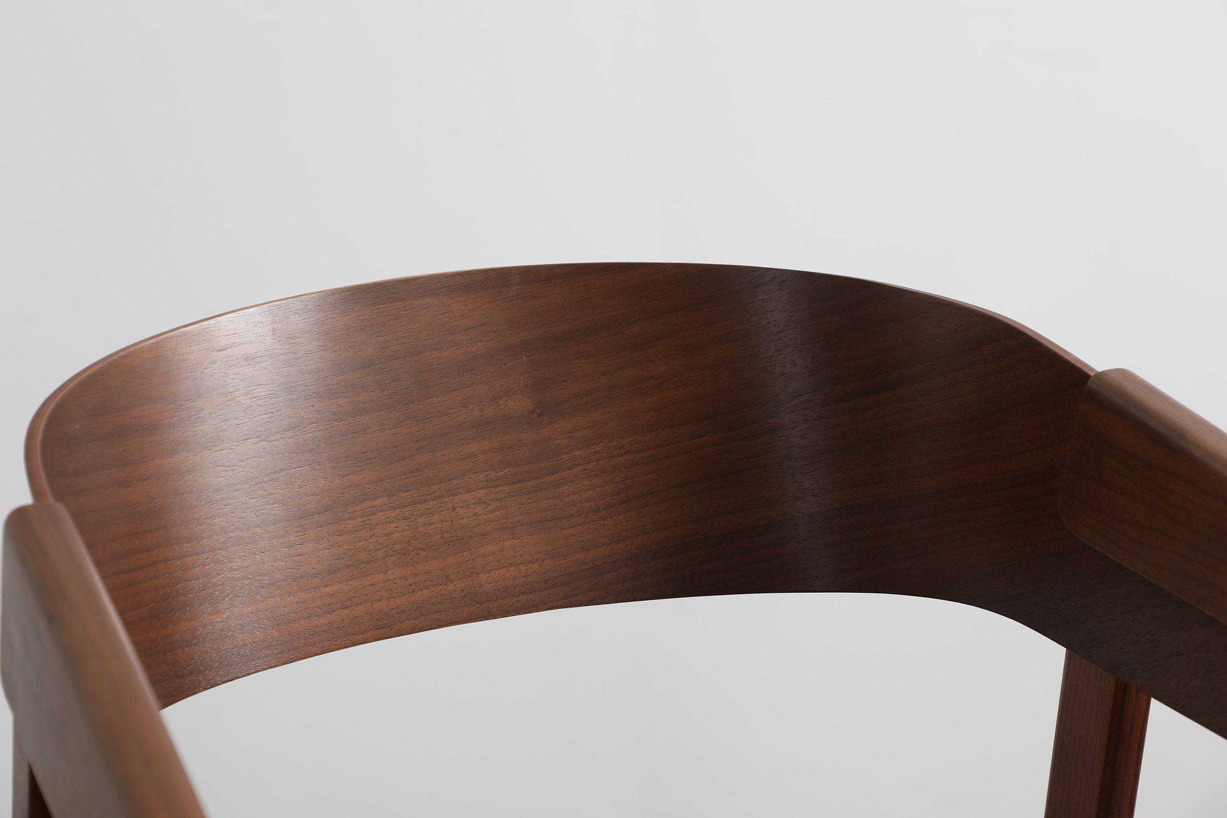 Emiko Oak Wood Dining Chair with Arms