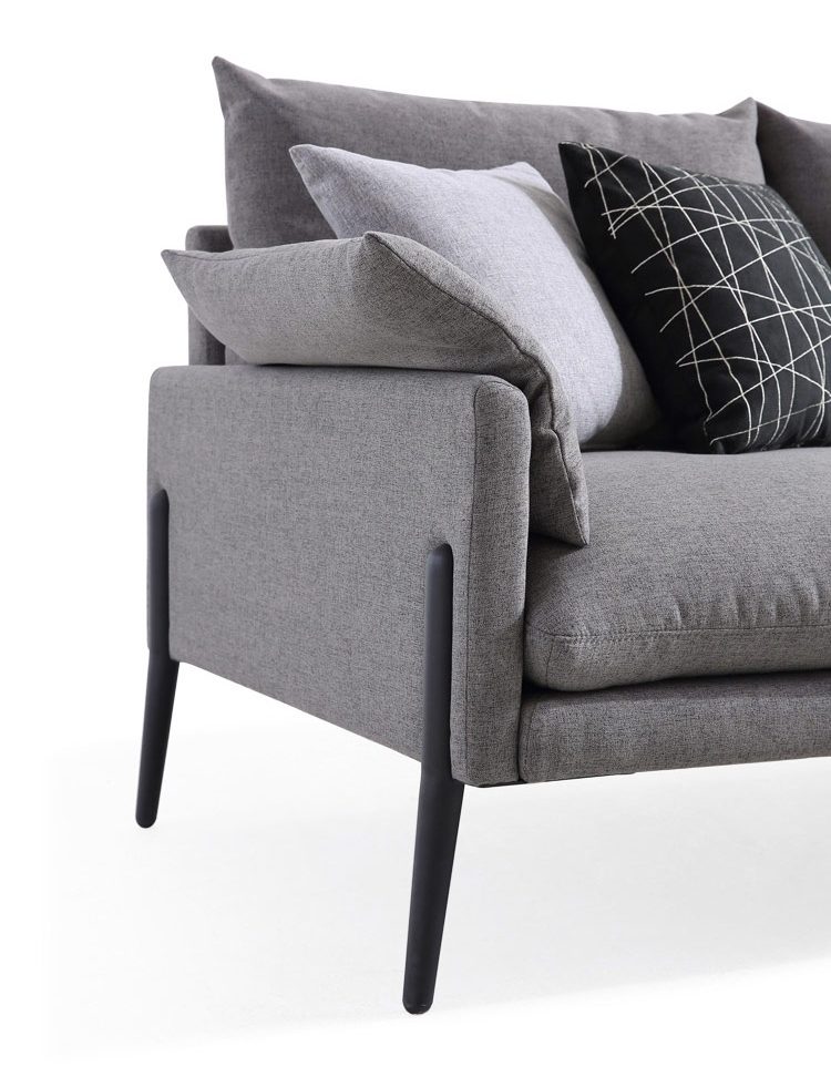 Erica 3-Seater Sofa – Grey