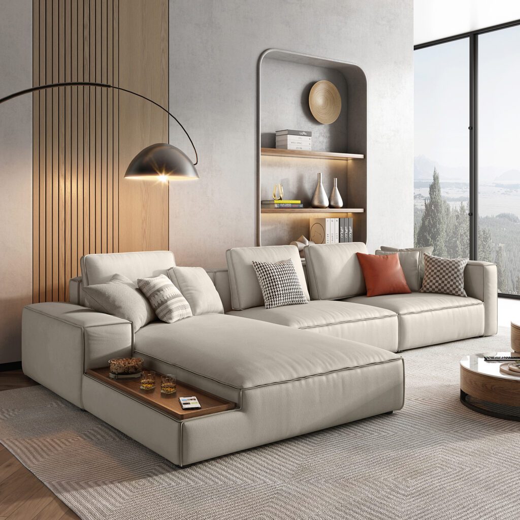 Siddell Premium 4-Seater L-Shape Sofa
