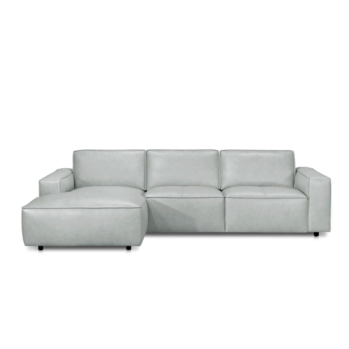 Zalmir L-Shape Full Leather Sofa
