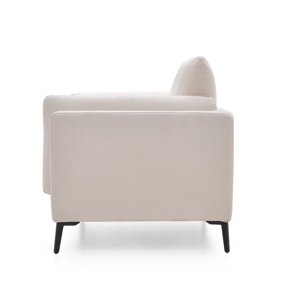 Aledwen 2-Seater Sofa – White Fabric