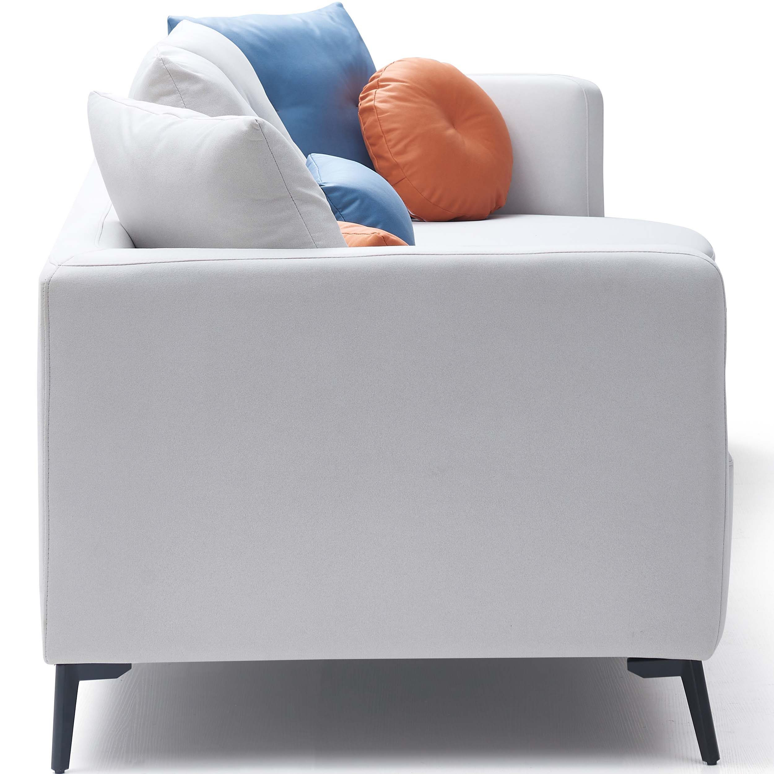 Westbroc 4-Seater Chaise Sofa – Off White (Left Chaise)