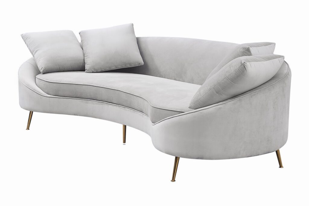 Svelte 4-Seater Sofa (Light Grey)