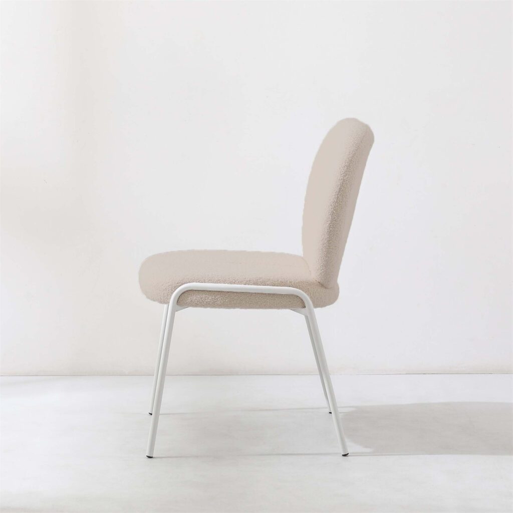 Dantel Sherpa Fabric Accent Chair