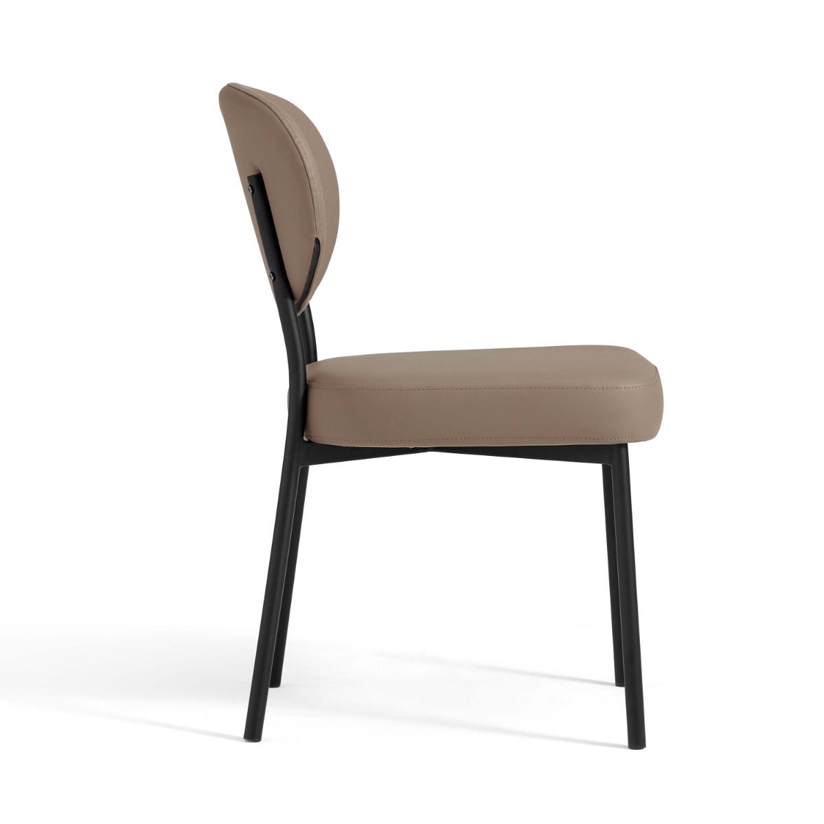 Choni Faux Leather Armless Chair