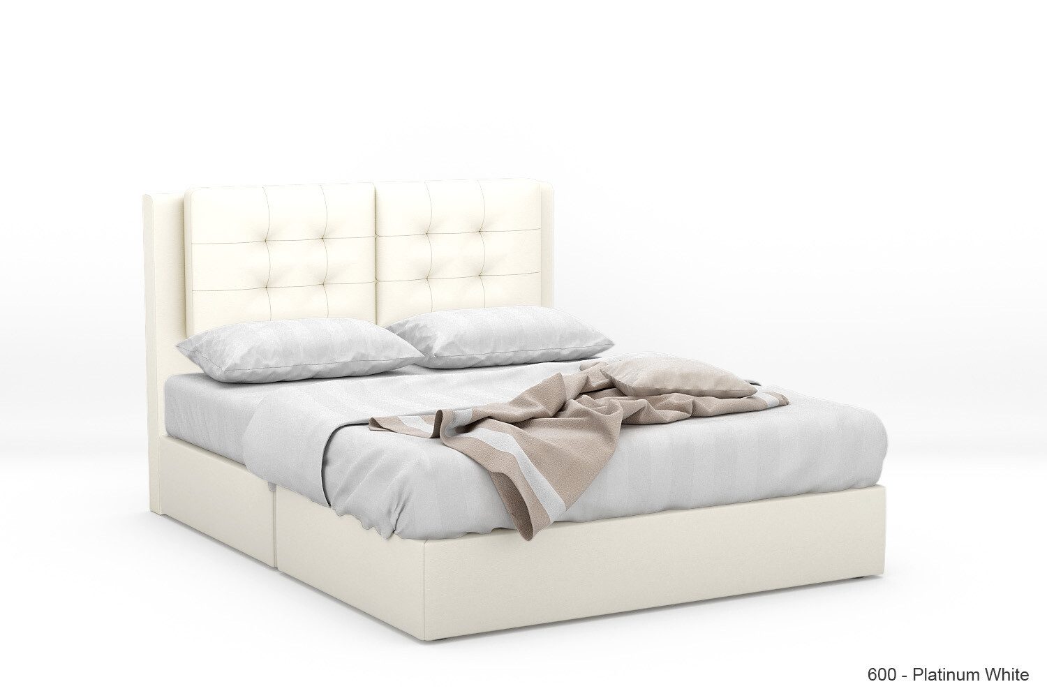 Ontonix Faux Leather Bed Frame