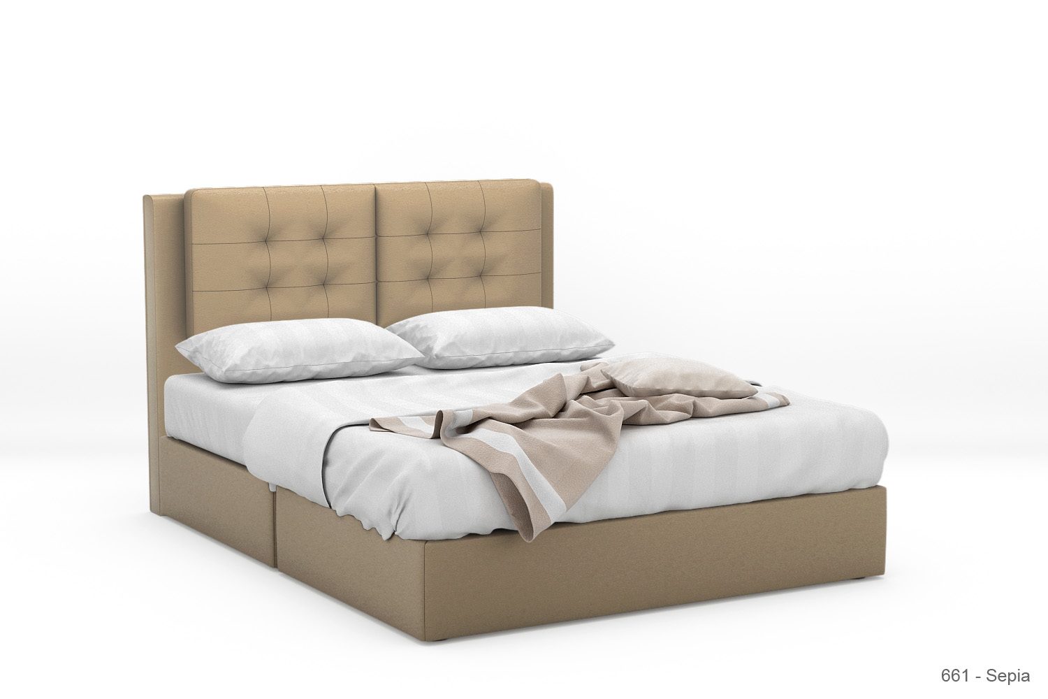 Ontonix Faux Leather Bed Frame