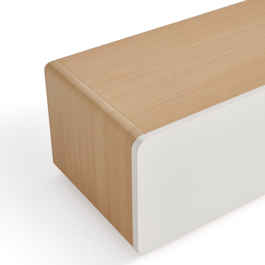 Ayelin TV Console (White/Natural)
