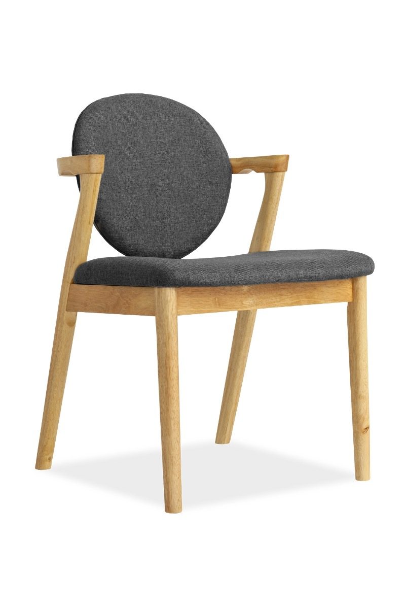 Ronny Arm Dining Chair – Natural