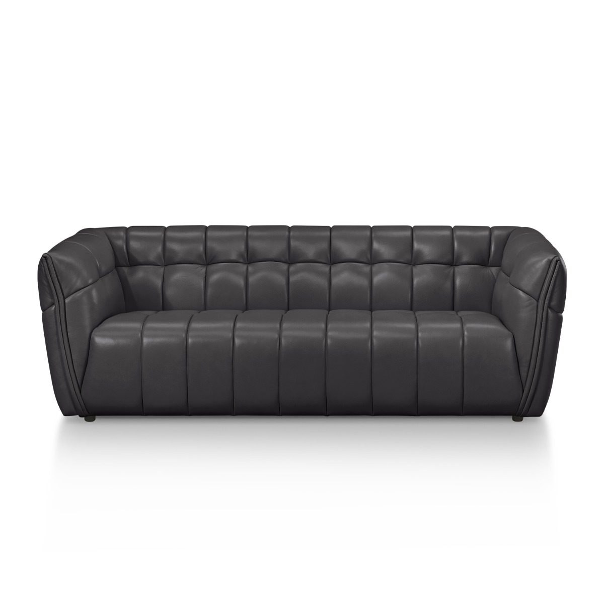 Zenda 3-Seater Full Leather Sofa
