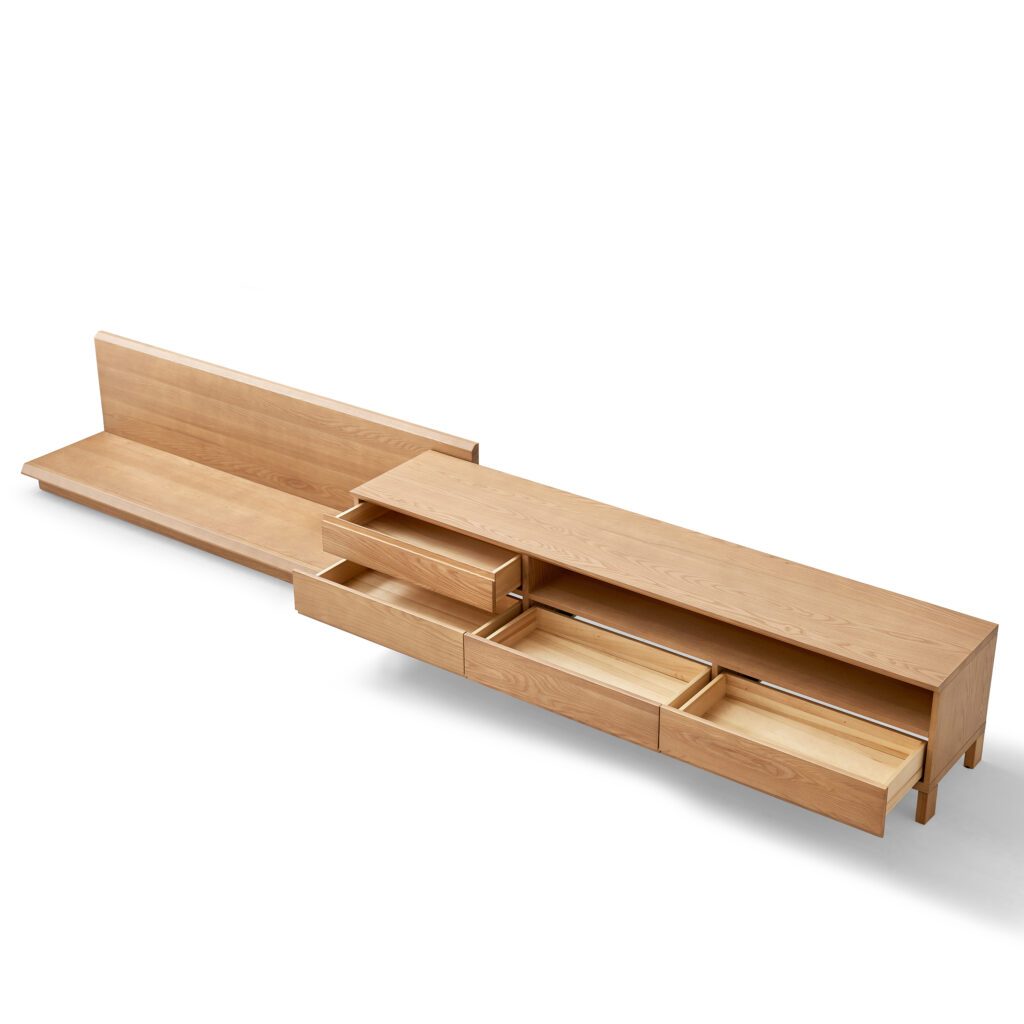 Ademaro Solid Wood TV Console