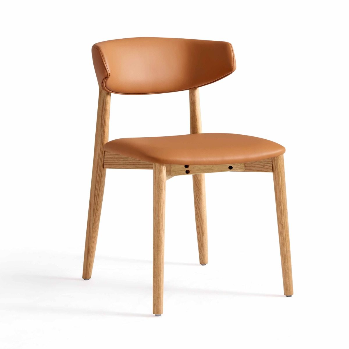 Vance Mid-Century Oak Dining Chair