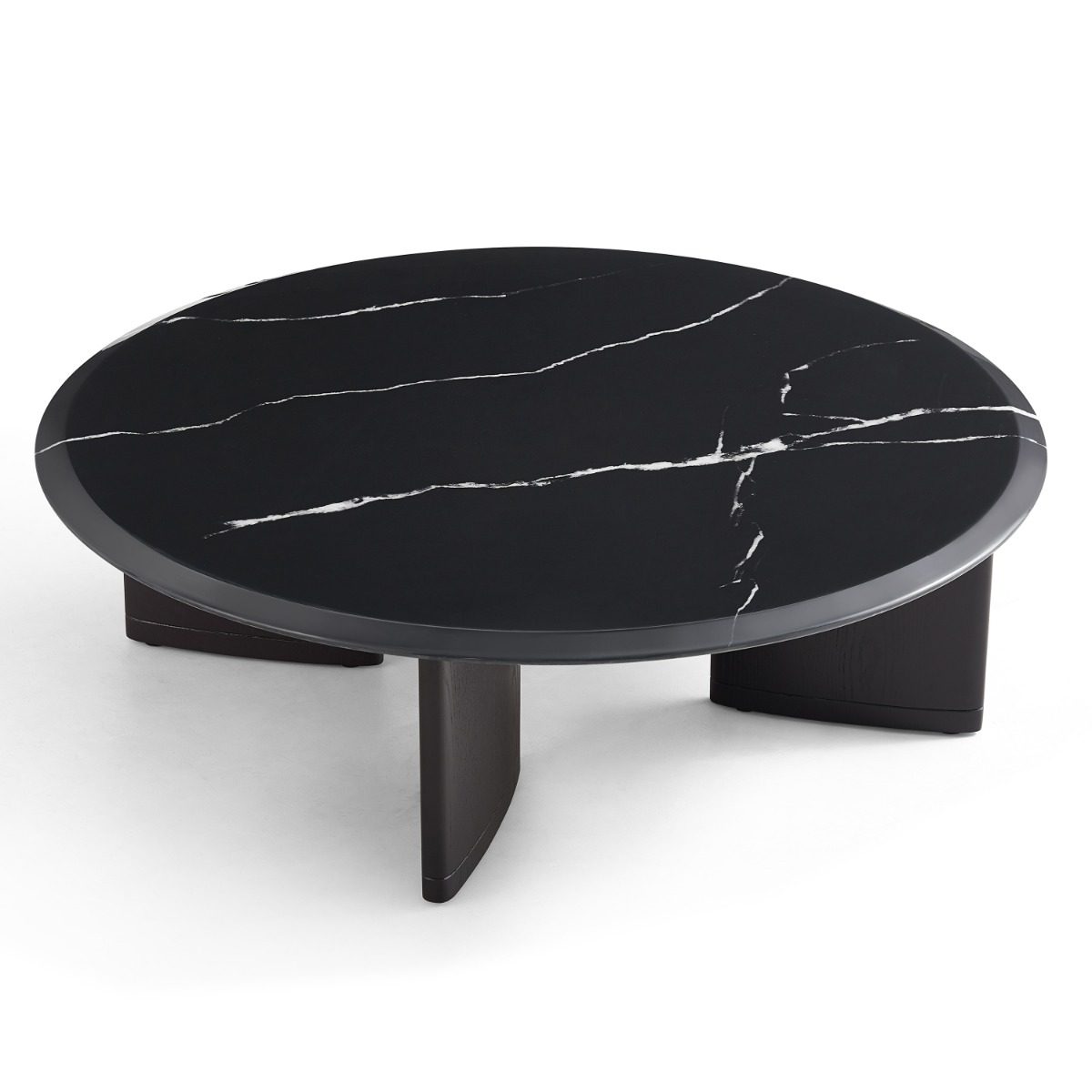 Reinier Coffee & Side Table Set – Black & White Wash
