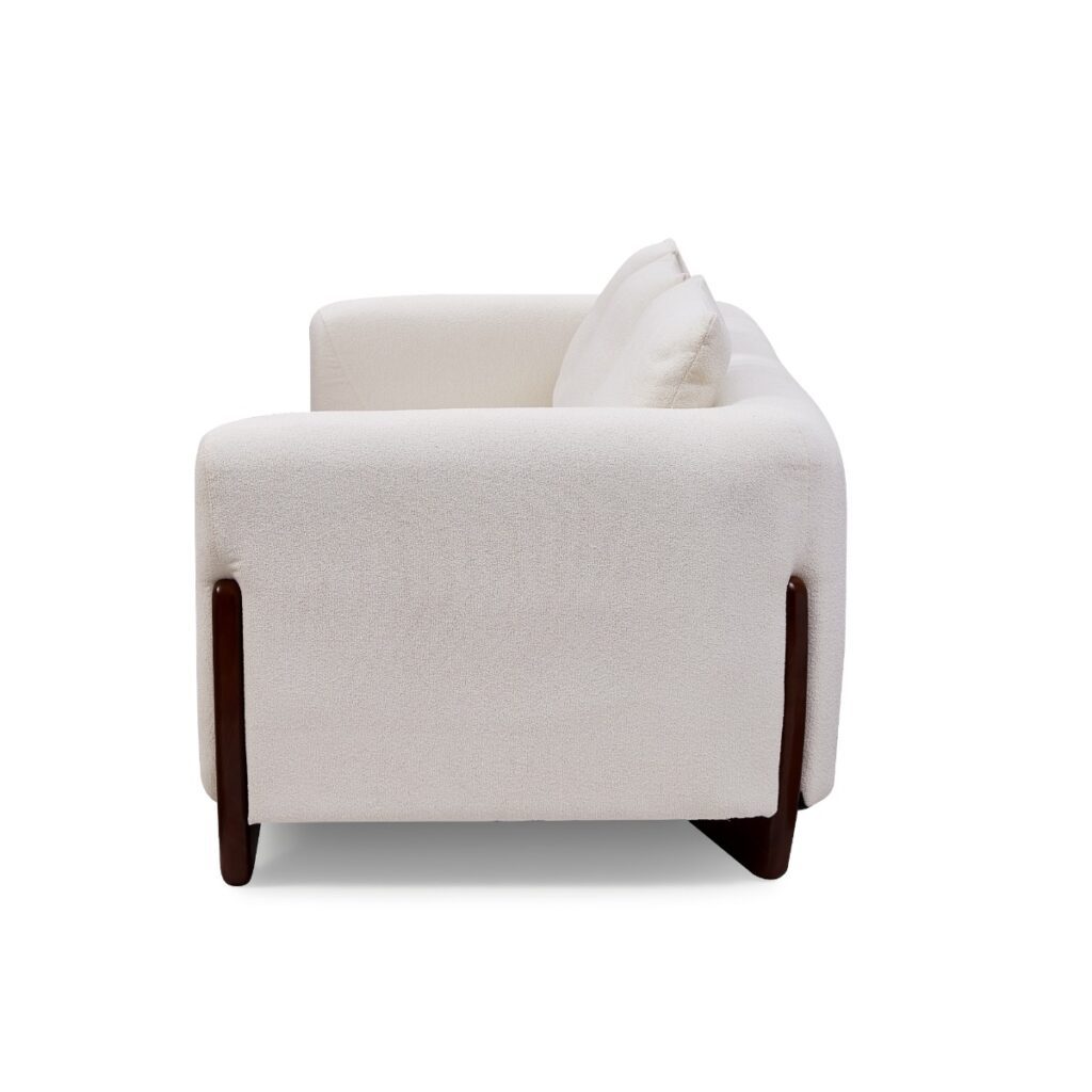 Gwenyth 4-Seater Sherpa Fabric Sofa