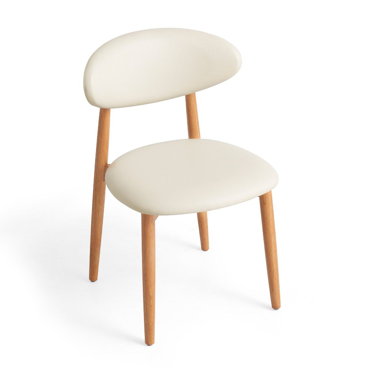 Onnan Eco-Leather Dining Chair – Natural