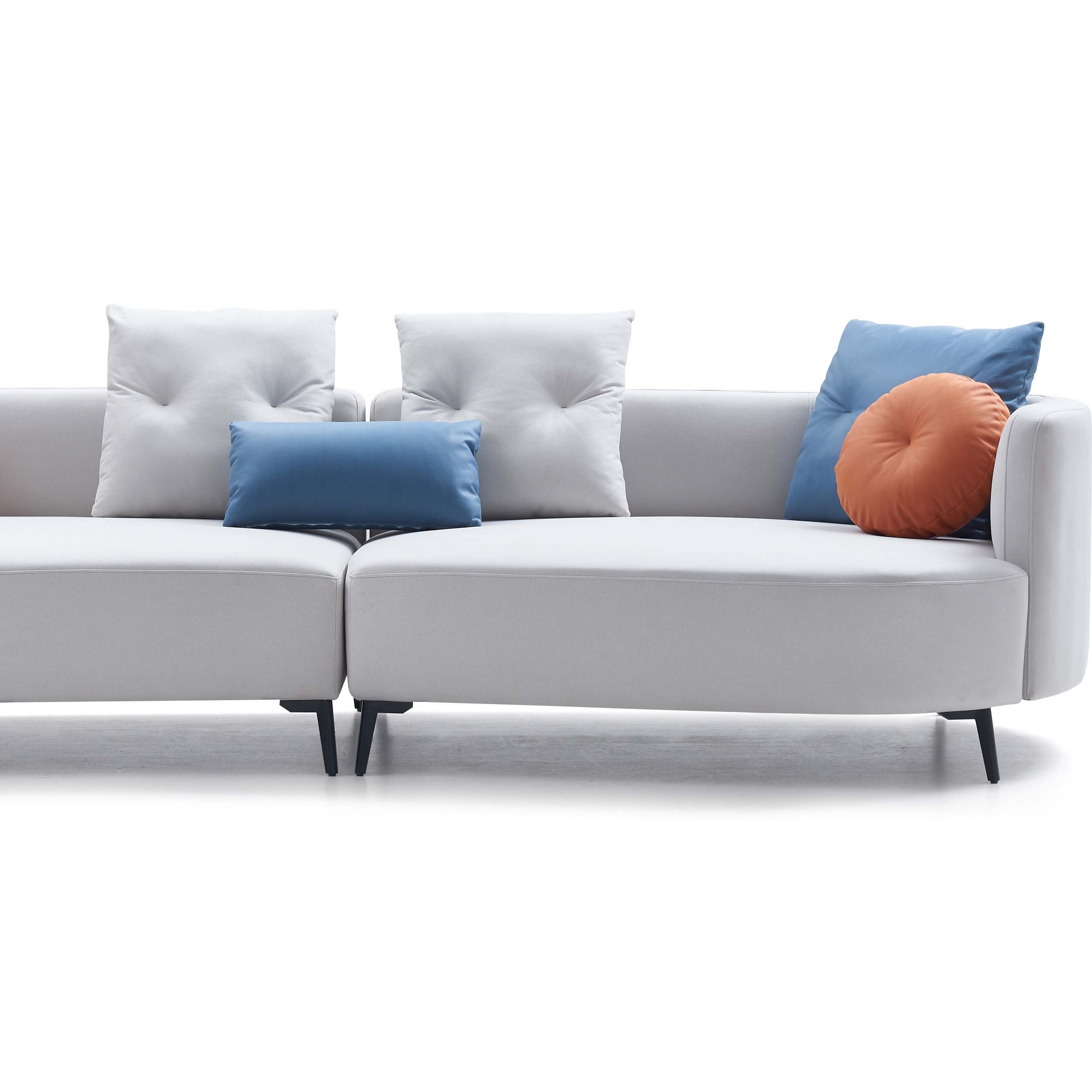 Westbroc 4-Seater Chaise Sofa – Off White (Left Chaise)