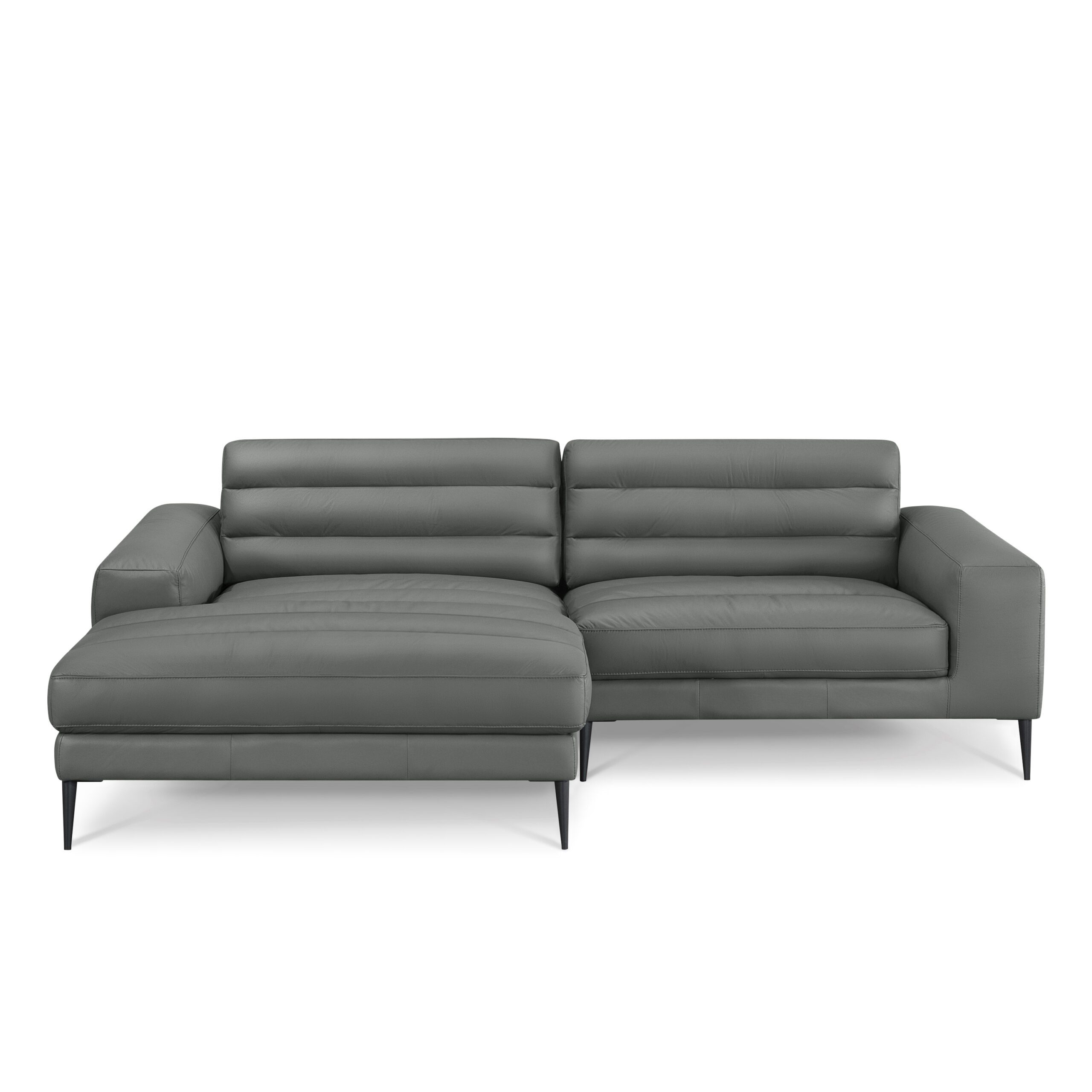 Vicente L-Shape Full Leather Sofa – Top Grain European Leather