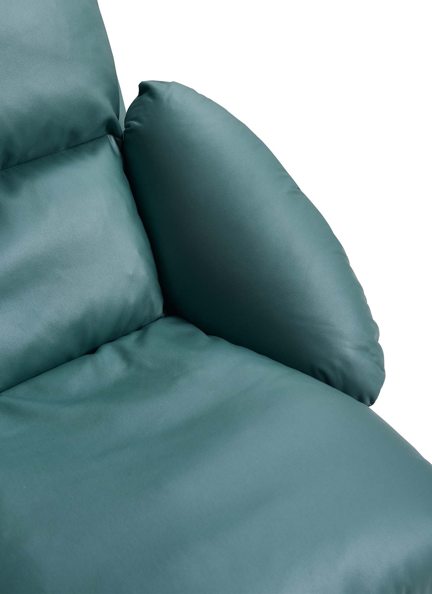 Whytlok Modern Green Leathaire Armchair