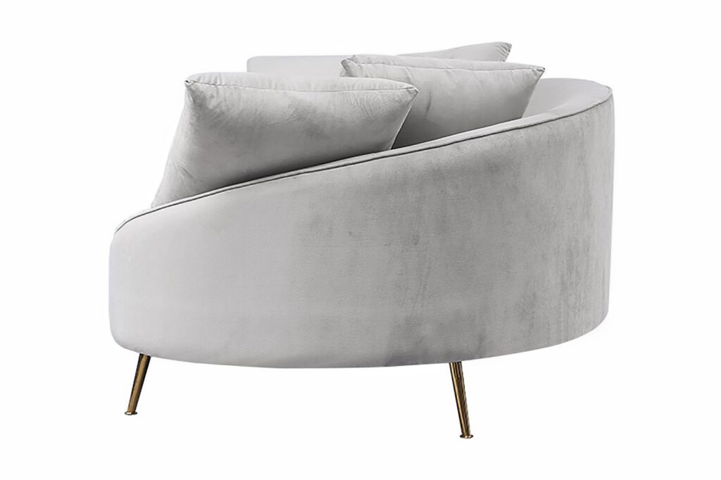 Svelte 4-Seater Sofa (Light Grey)