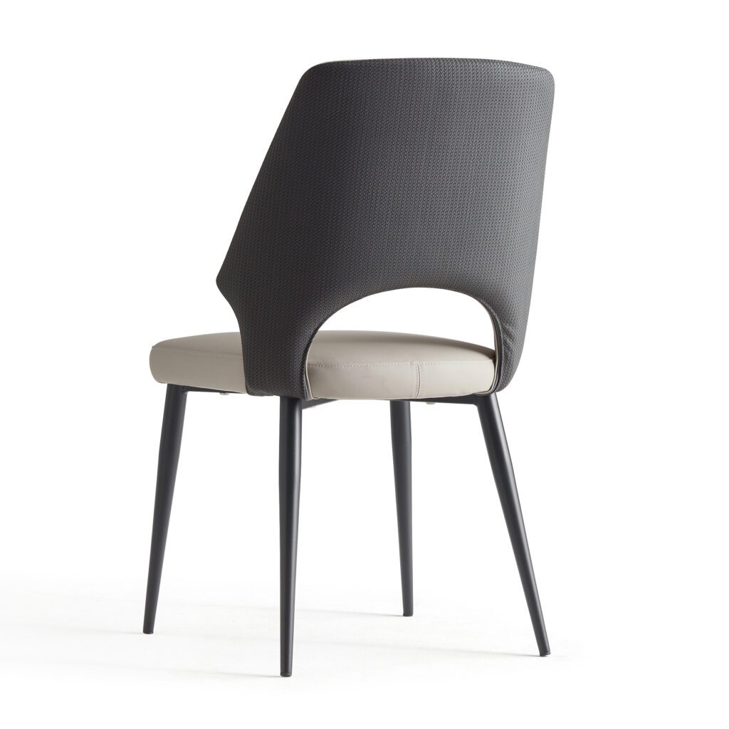 Patxi Faux Leather Dining Chair – Light Grey