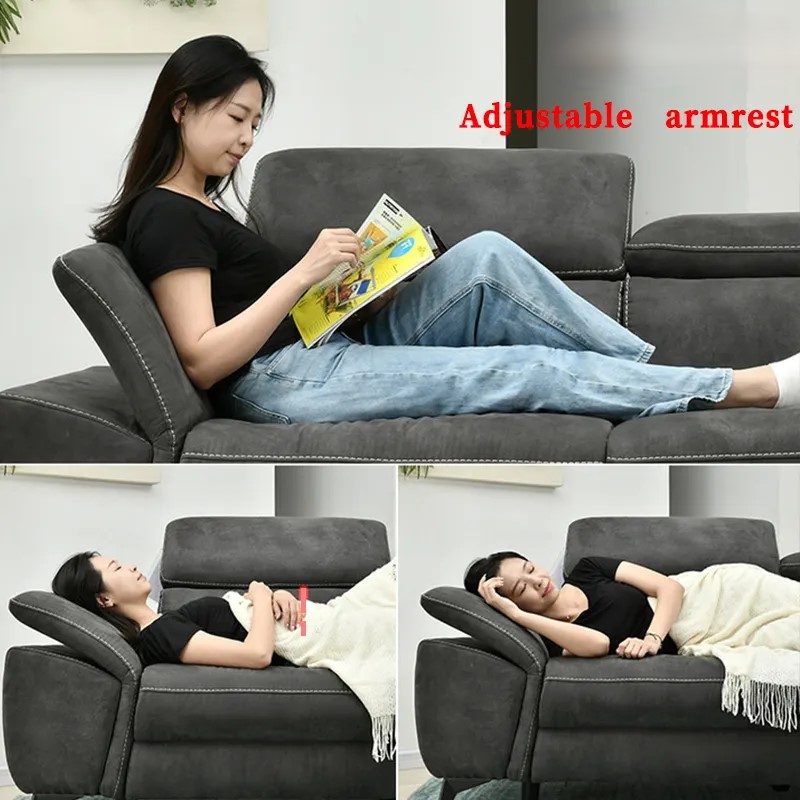 Moderno L-Shape 3-Seater Electric Recliner Sofa