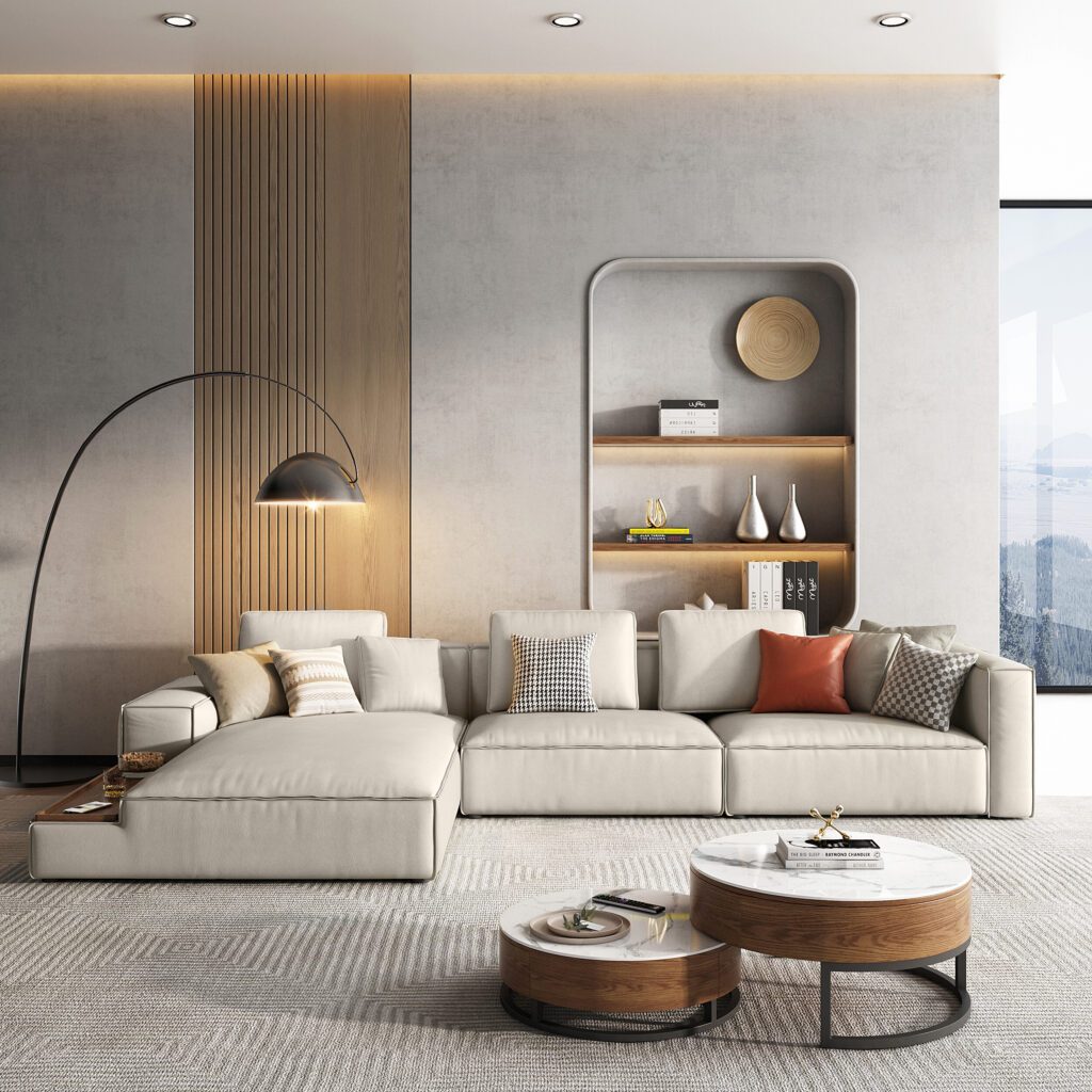 Siddell Premium 4-Seater L-Shape Sofa