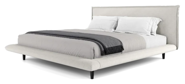 Arden Carbon Gray Fabric Bedframe