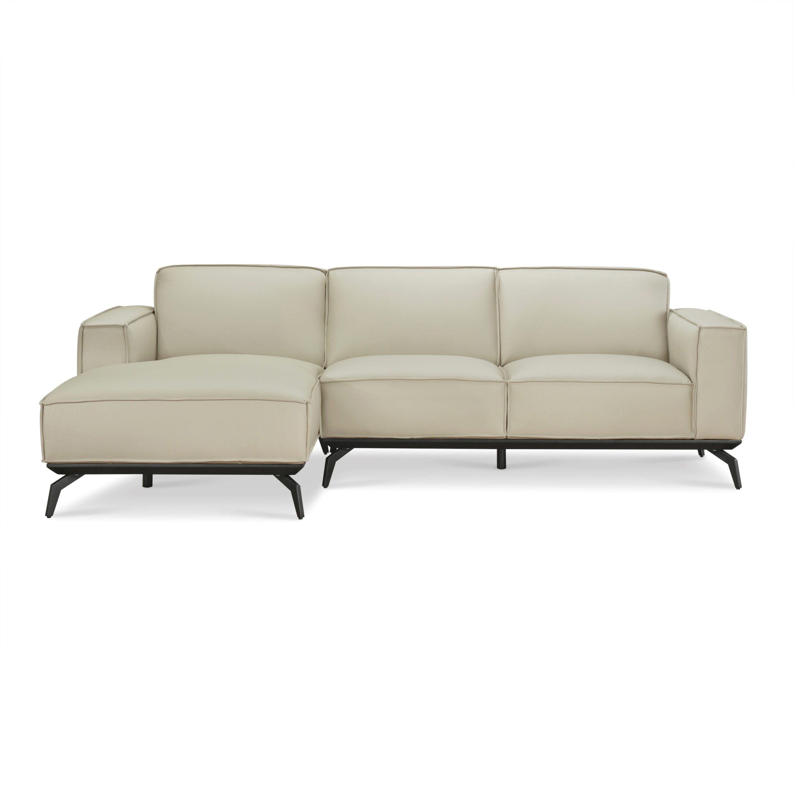 Mateus Full Leather L-Shape Sofa