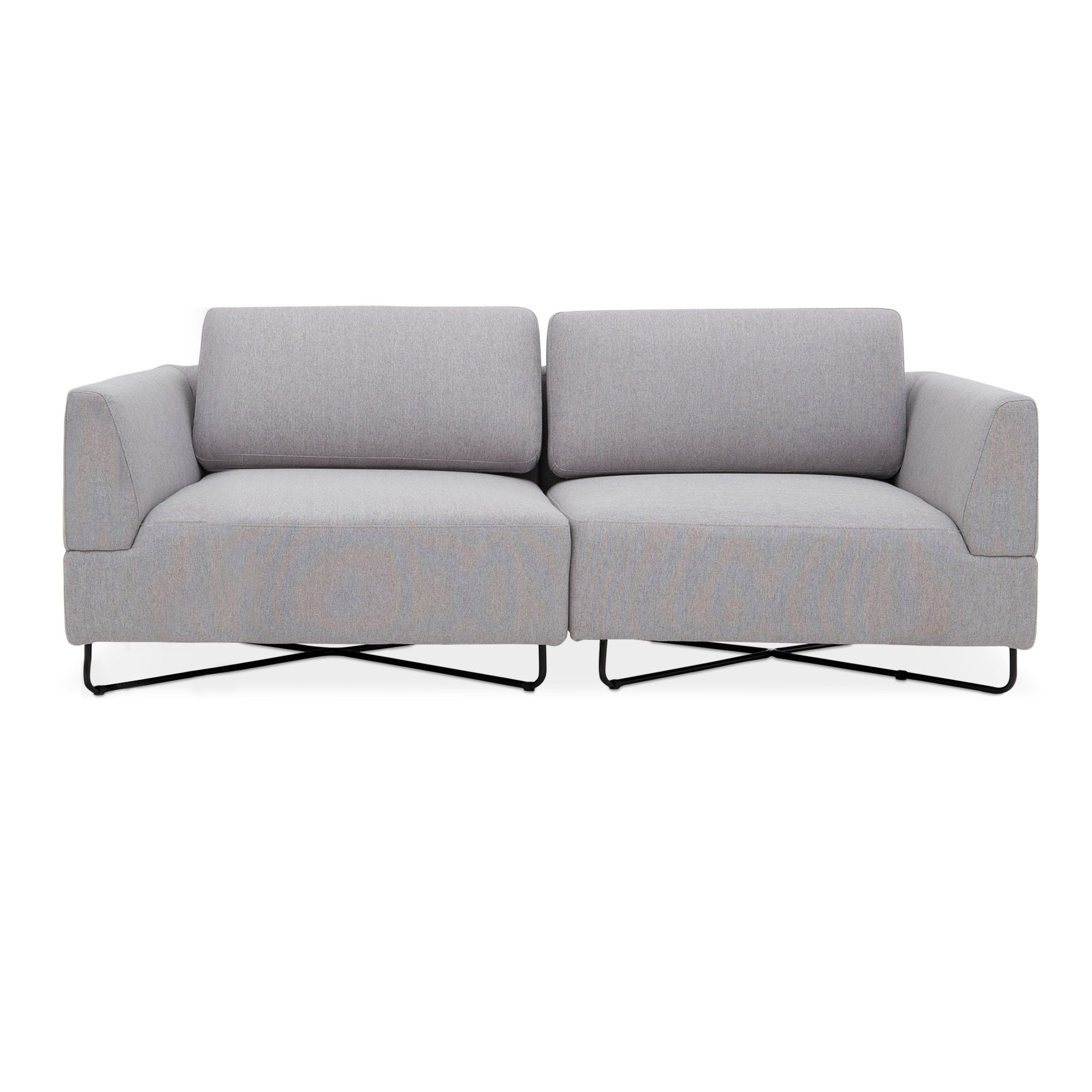 Scott 2-Seater Modular Sofa (Light Grey)