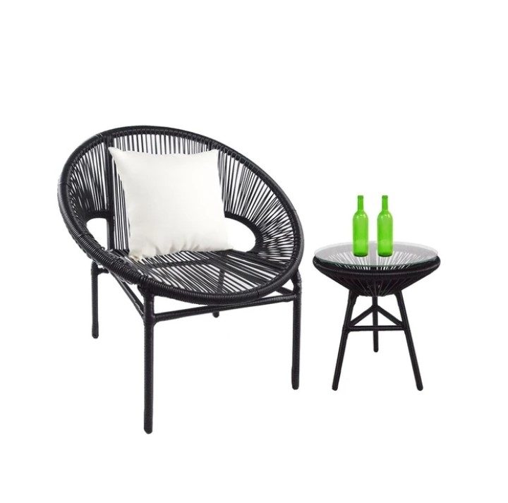 Shelton 2-Seater Outdoor Chair & Table Set