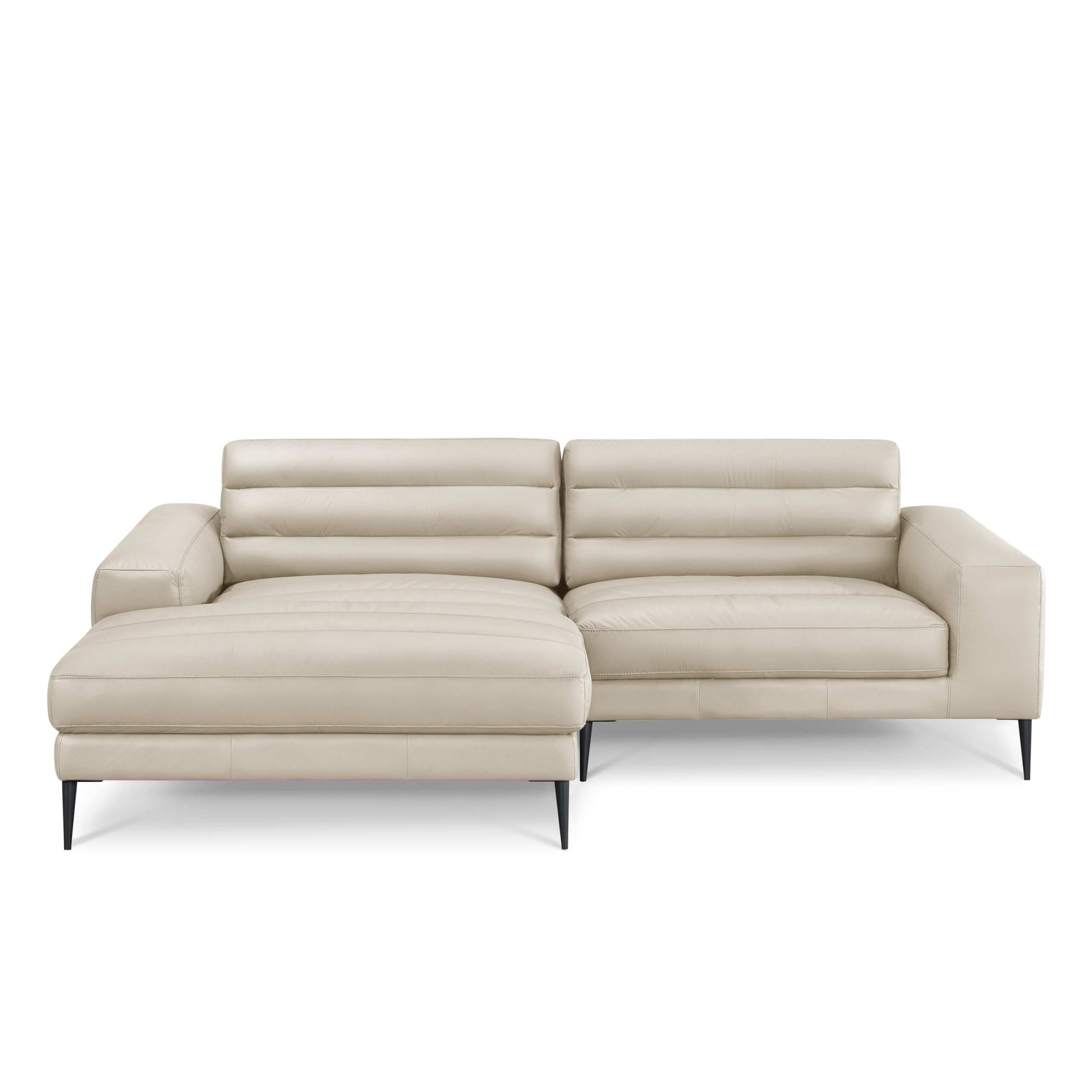 Vicente L-Shape Full Leather Sofa – Top Grain European Leather