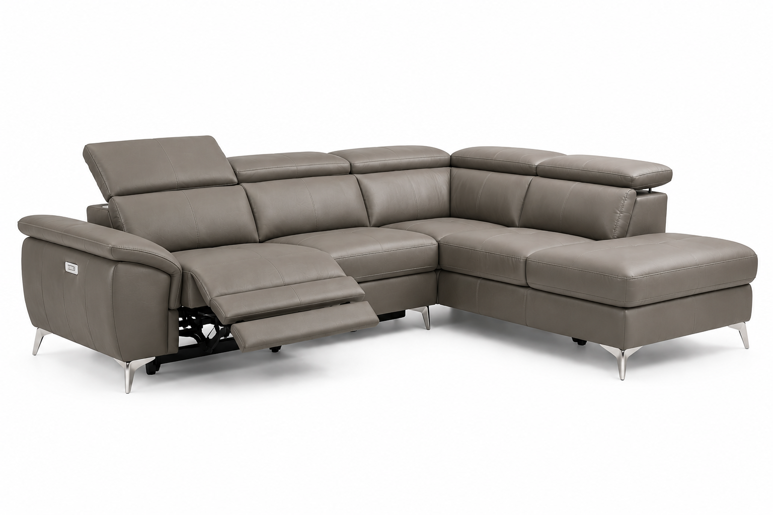 Moderno L-Shape 3-Seater Electric Recliner Sofa