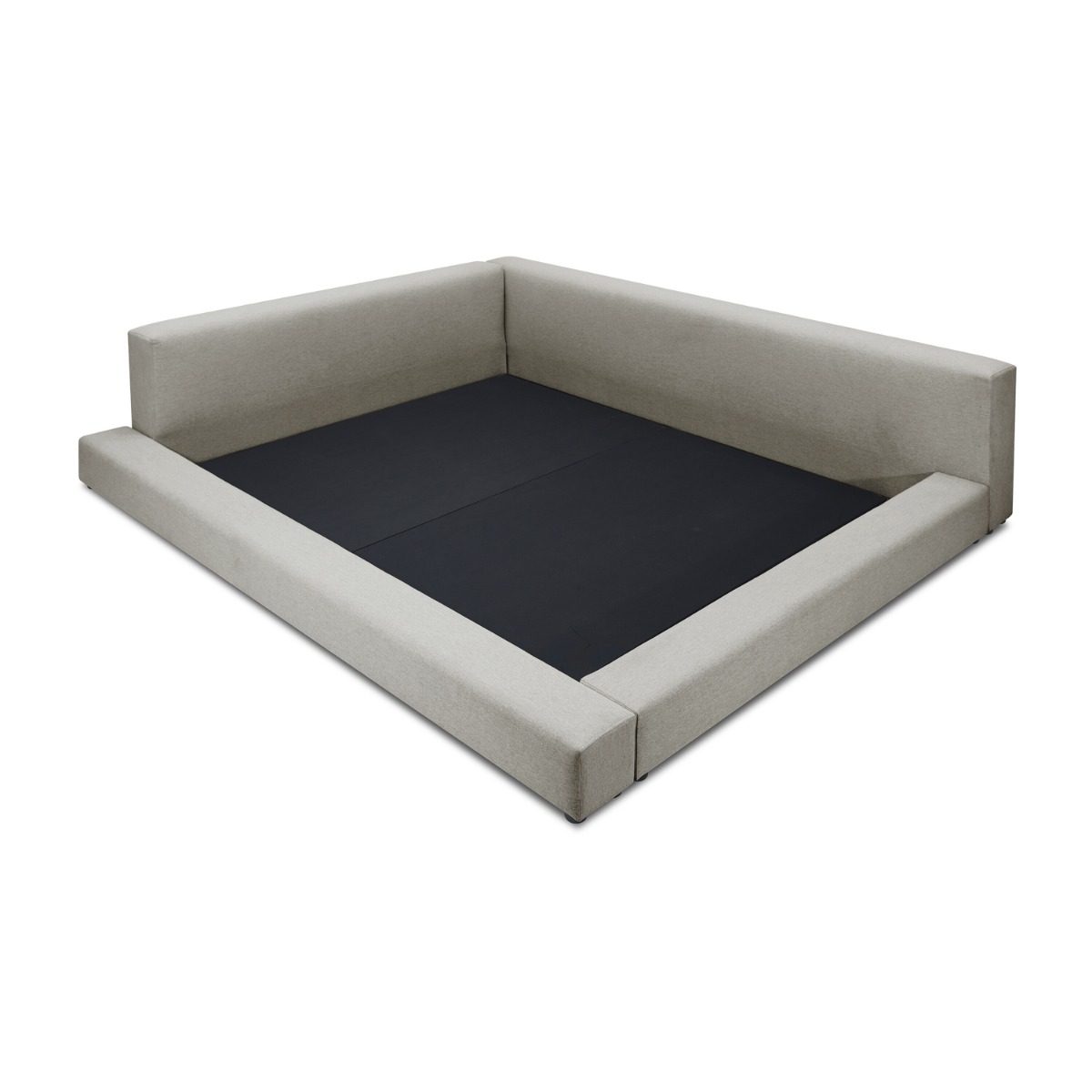 Clara Low Profile Upholstered Queen Bed Frame