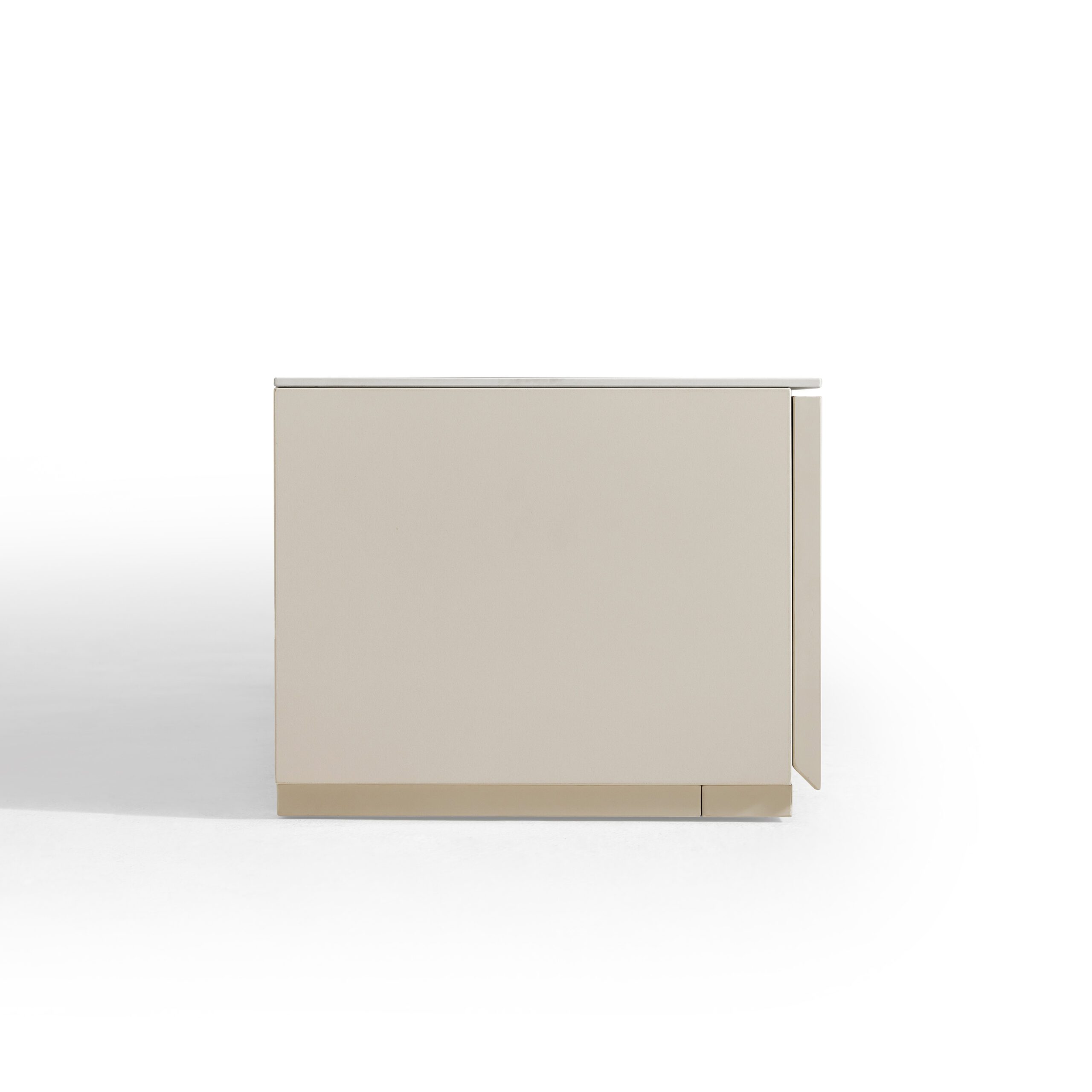 Aghil 2.0M Sintered Stone TV Console – Grey