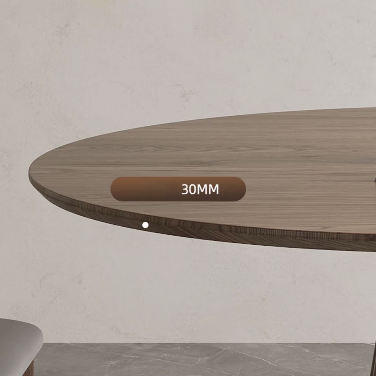 AOKA Elowen Round 4-seater Dining Table Set