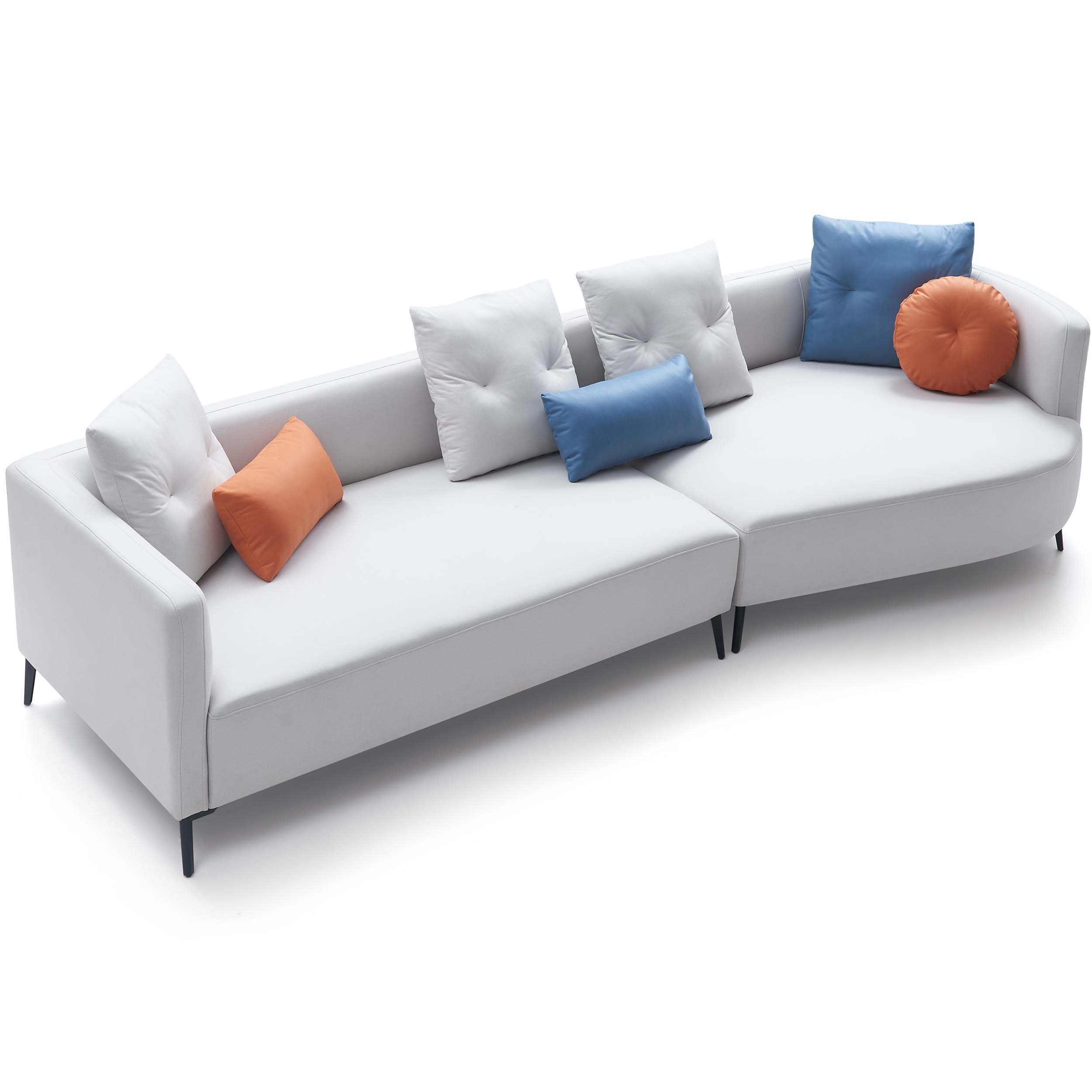 Westbroc 4-Seater Chaise Sofa – Off White (Left Chaise)