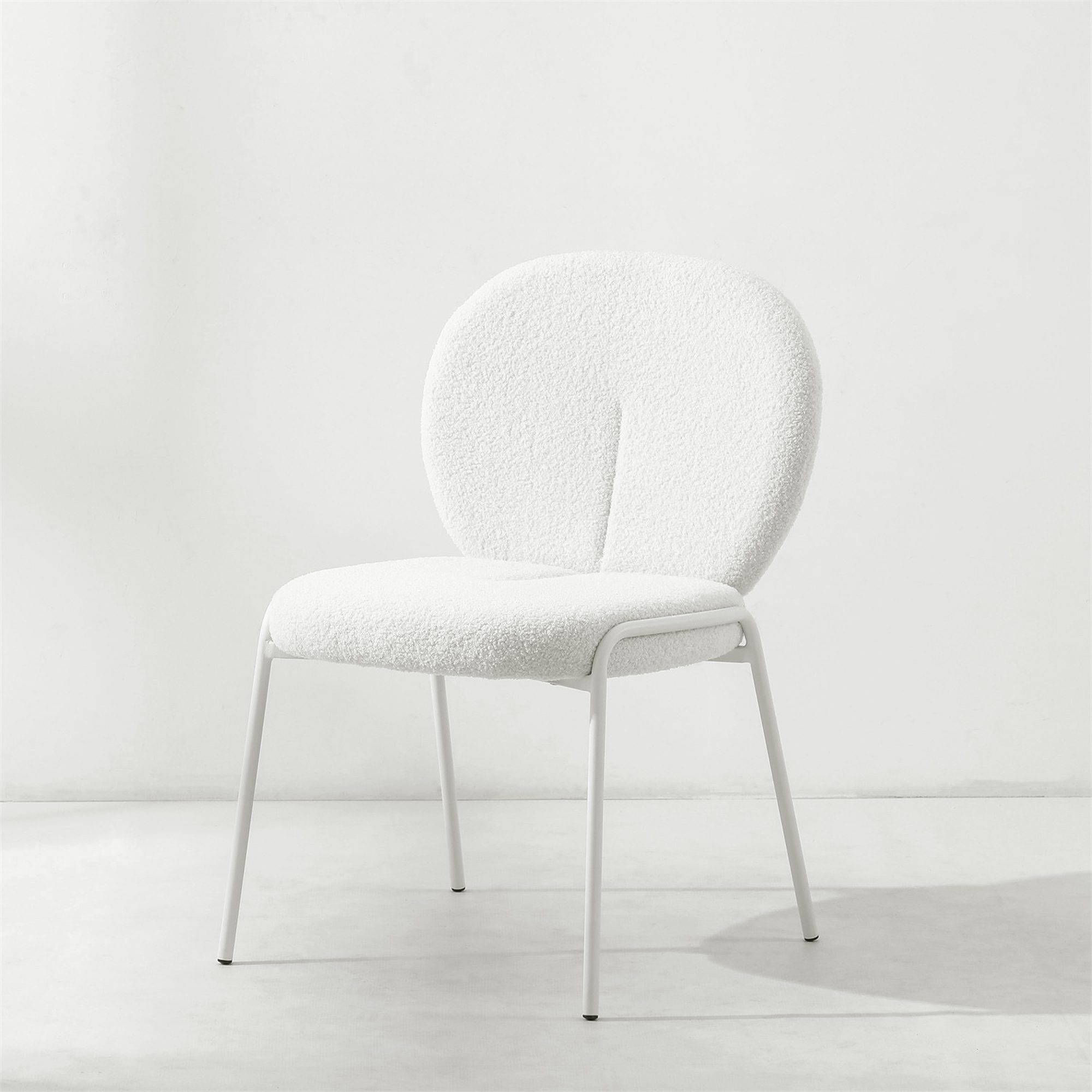 Dantel Sherpa Fabric Accent Chair