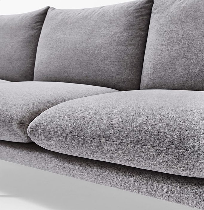 Erica 3-Seater Sofa – Grey